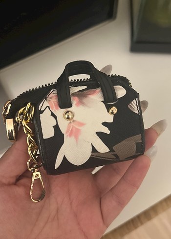 Siyah Fermuarlı Kadın Anahtarlık - Görsel 4