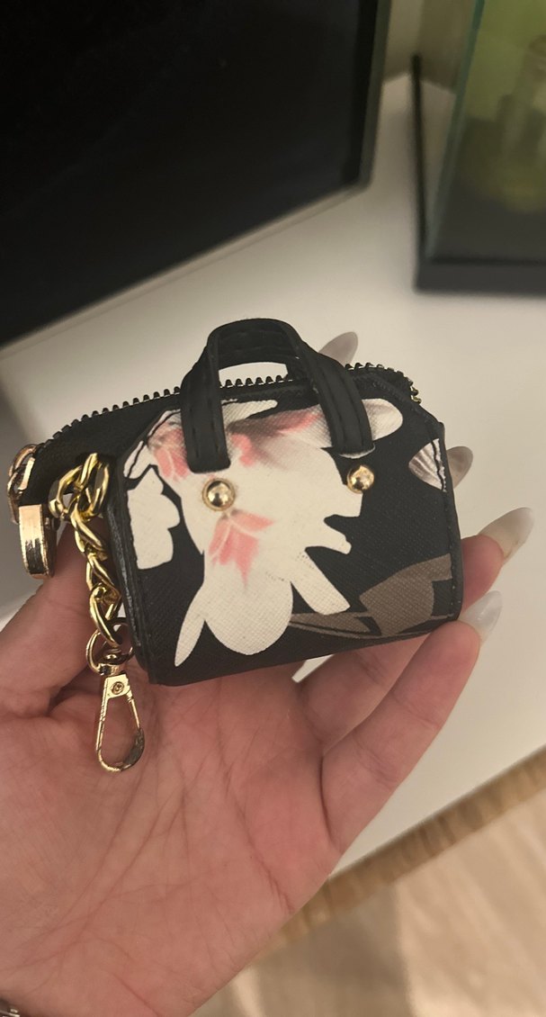 Siyah Fermuarlı Kadın Anahtarlık - Görsel 4