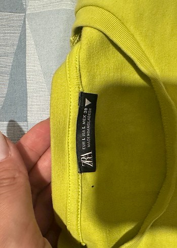 Zara Sarı crop - Görsel 3