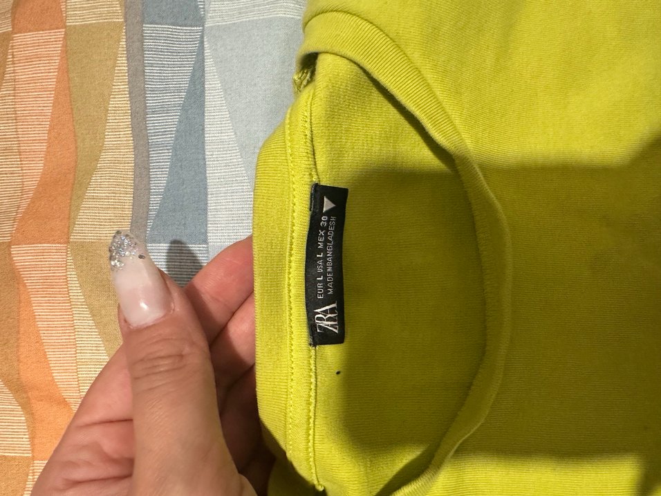 Zara Sarı crop - Görsel 3