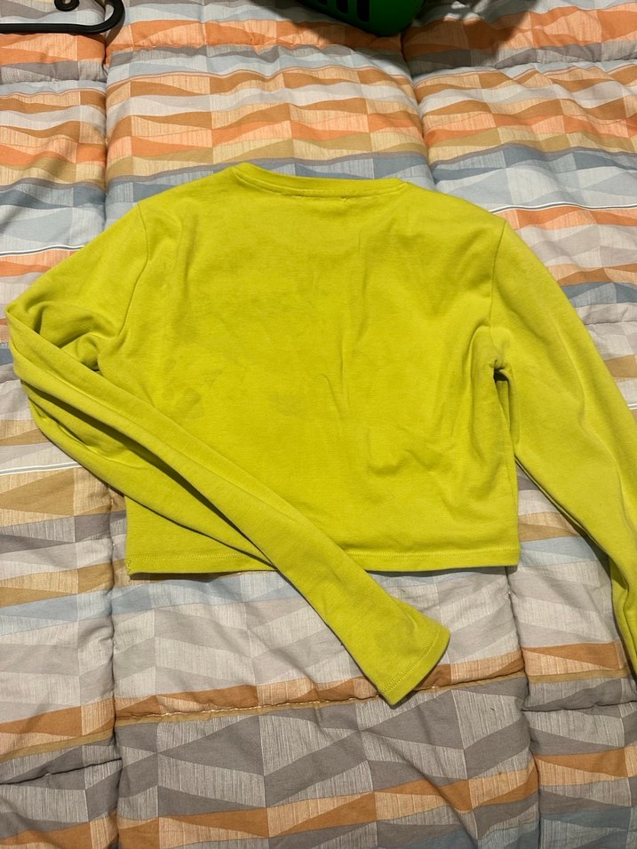 Zara Sarı crop - Görsel 5