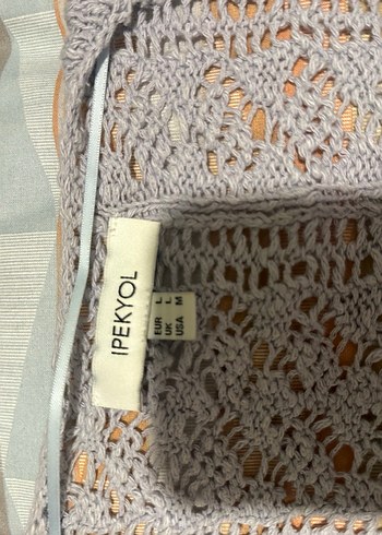 İpekyol Gri V Yaka Örgü Kadın Triko - Görsel 5