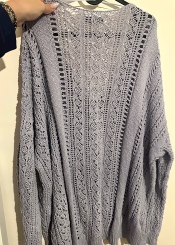 İpekyol Gri V Yaka Örgü Kadın Triko - Görsel 2