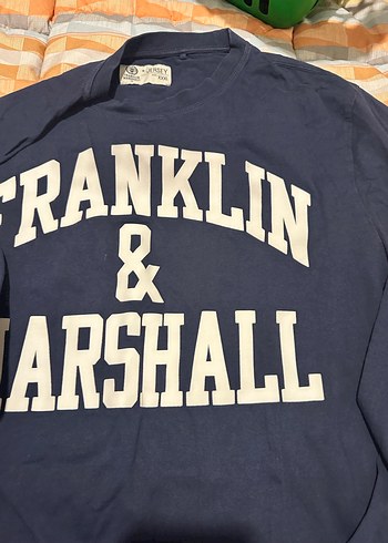 Mavi Franklin & Marshall Baskılı Erkek Sweatshirt - Görsel 4