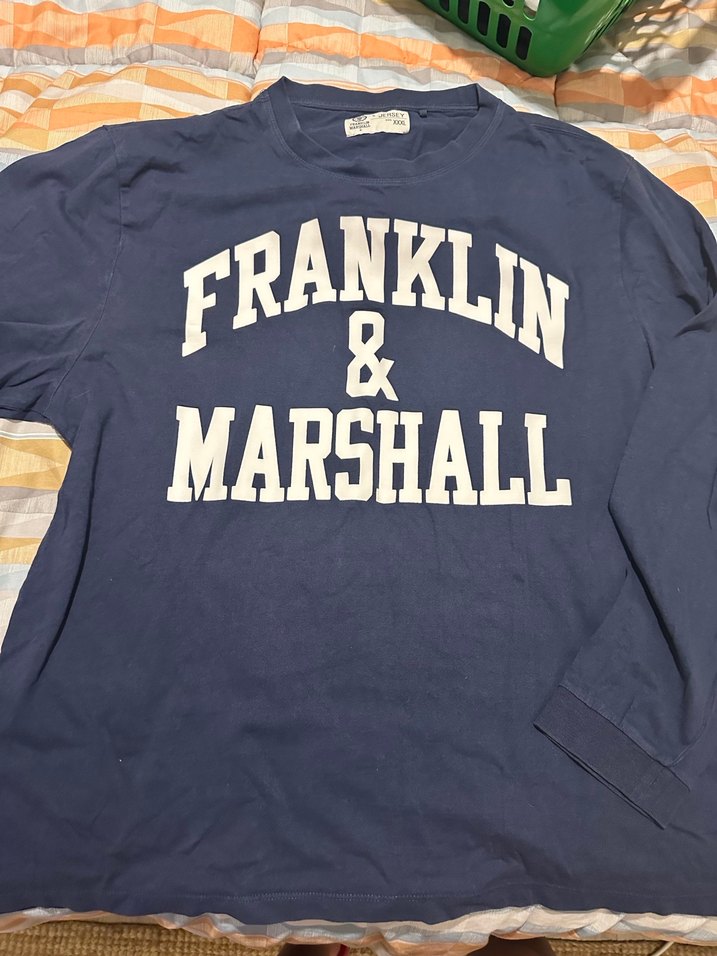 Mavi Franklin & Marshall Baskılı Erkek Sweatshirt - Görsel 2