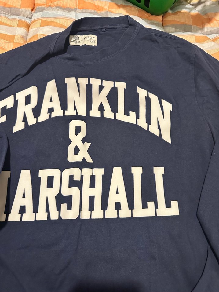 Mavi Franklin & Marshall Baskılı Erkek Sweatshirt - Görsel 4