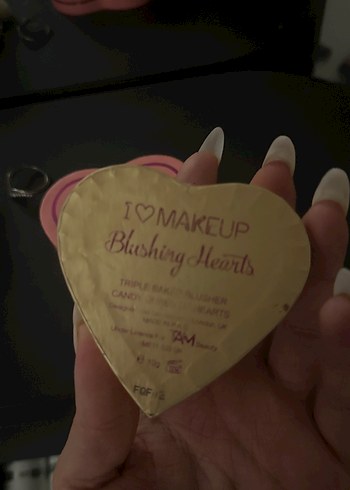 Kalp Şeklinde Parlak Pembe Allık - Görsel 3