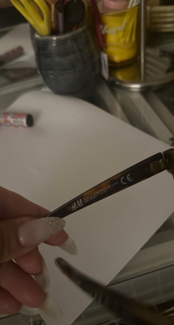 H&m camsız Kahverengi Transparan Klasik Kadın Gözlüğü - Görsel 3