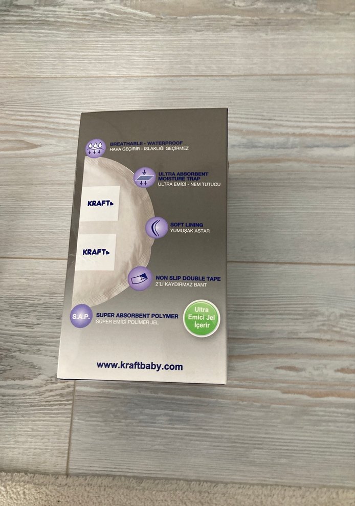 Kraft Jelli Göğüs Pedi 40 Adet Gri - Görsel 2