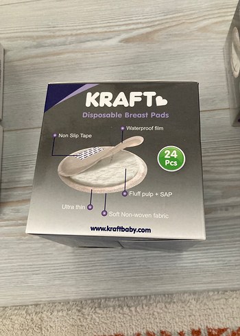 Kraft Tek Kullanımlık Göğüs Pedi 24'lü - Görsel 2