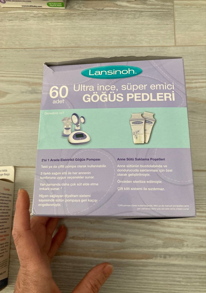 Lansinoh Ultra İnce Süper Emici Göğüs Pedleri 60'lı - Görsel 2