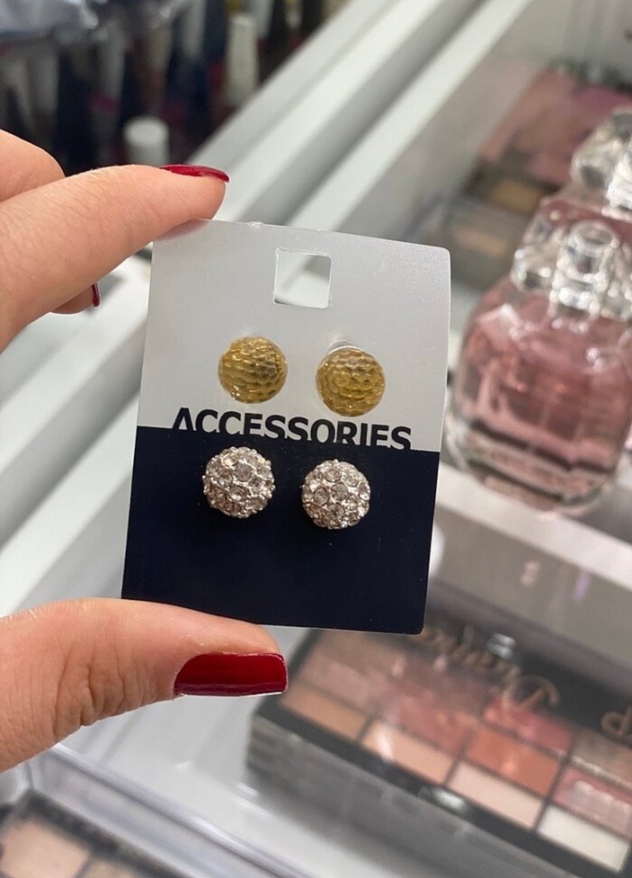 Taşlı küpe - Görsel 3