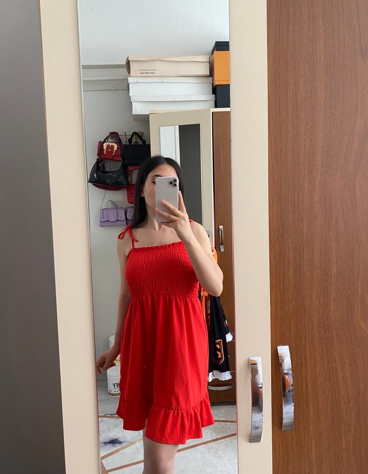 Askılı elbise - Görsel 3