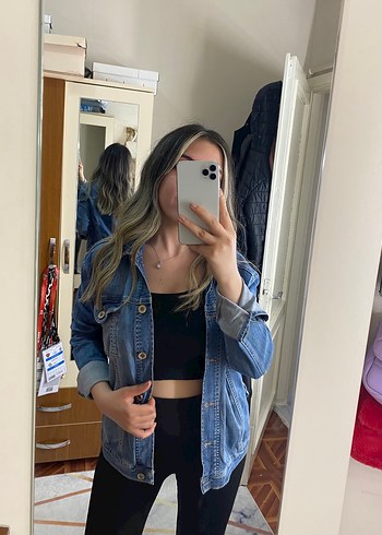 Mavi kot ceket - Görsel 2