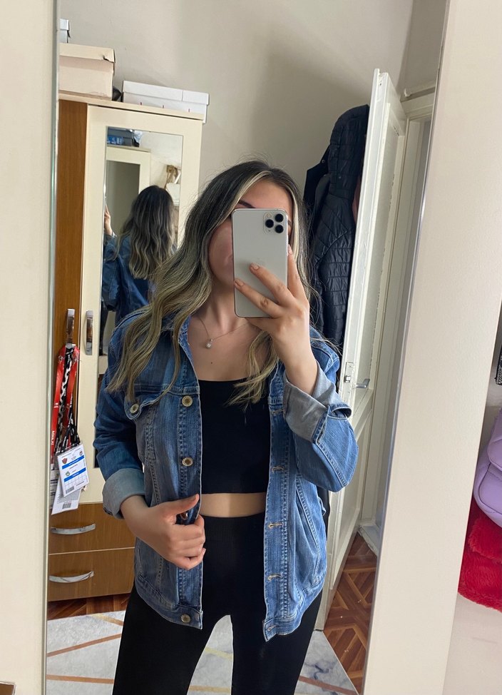 Mavi kot ceket - Görsel 2