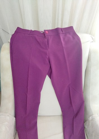 Zara Mor Regular Fit Kadın Kumaş Pantolon