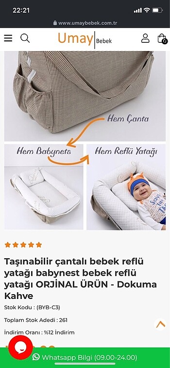 Bebek Reflü Yatağı