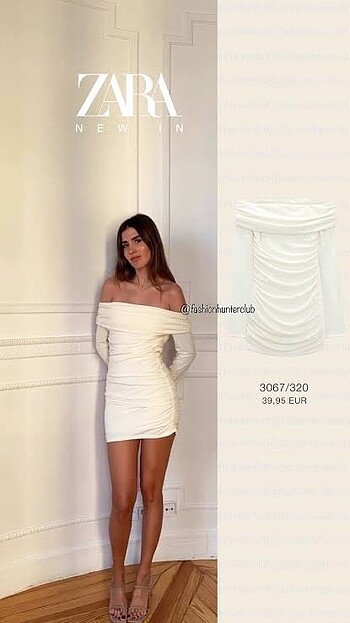 s Beden beyaz Renk Zara elbise