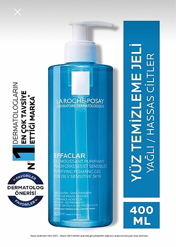 La Roche Posay EFFACLAR Jel 400 ml