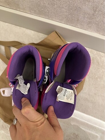  Beden pembe Renk Decathlon kız çocuk paten 28-30 numara