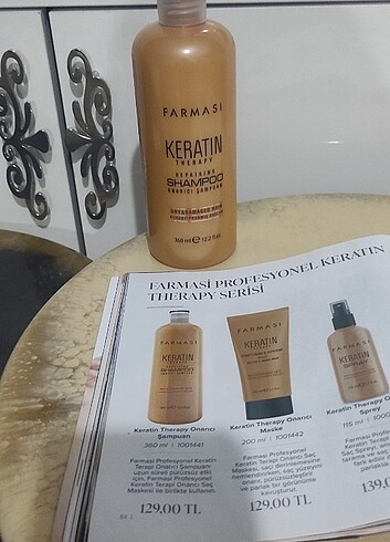 Farmasi keratin şampuan 