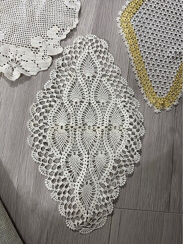 4 Adet tepsi örtüsü dantel - Görsel 2