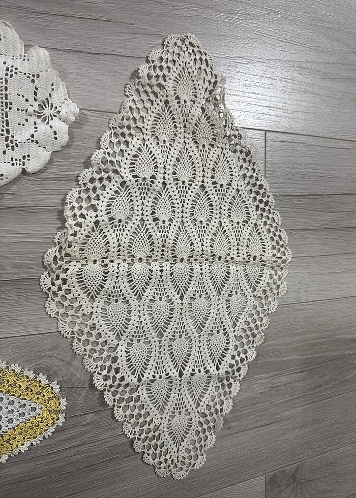 4 Adet tepsi örtüsü dantel - Görsel 5