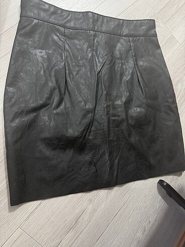 Deri mini etek - Görsel 4