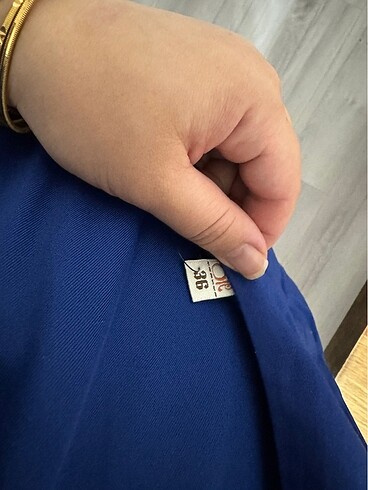 Saks mavisi abiye - Görsel 5