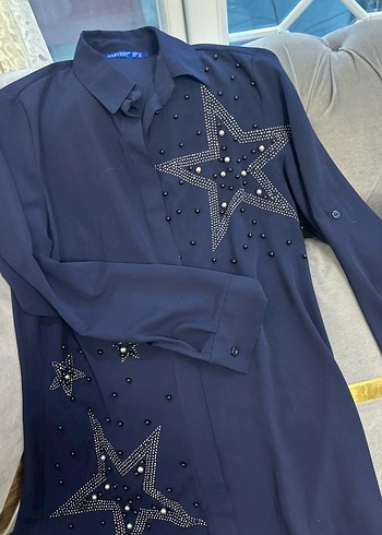 Taşlı tunik gömlek - Görsel 5