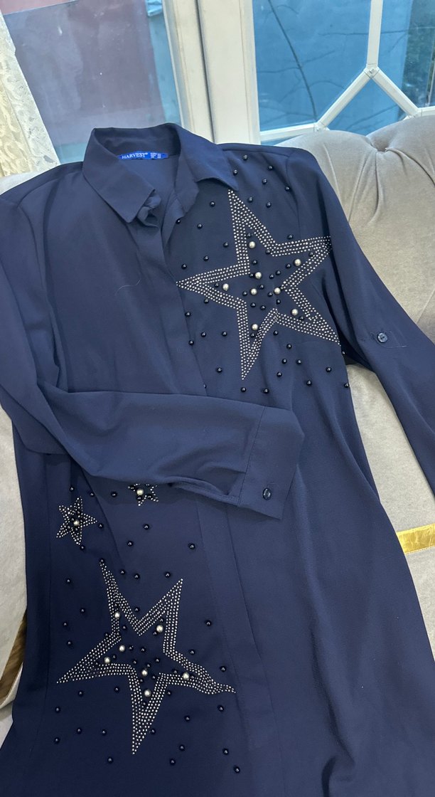 Taşlı tunik gömlek - Görsel 5