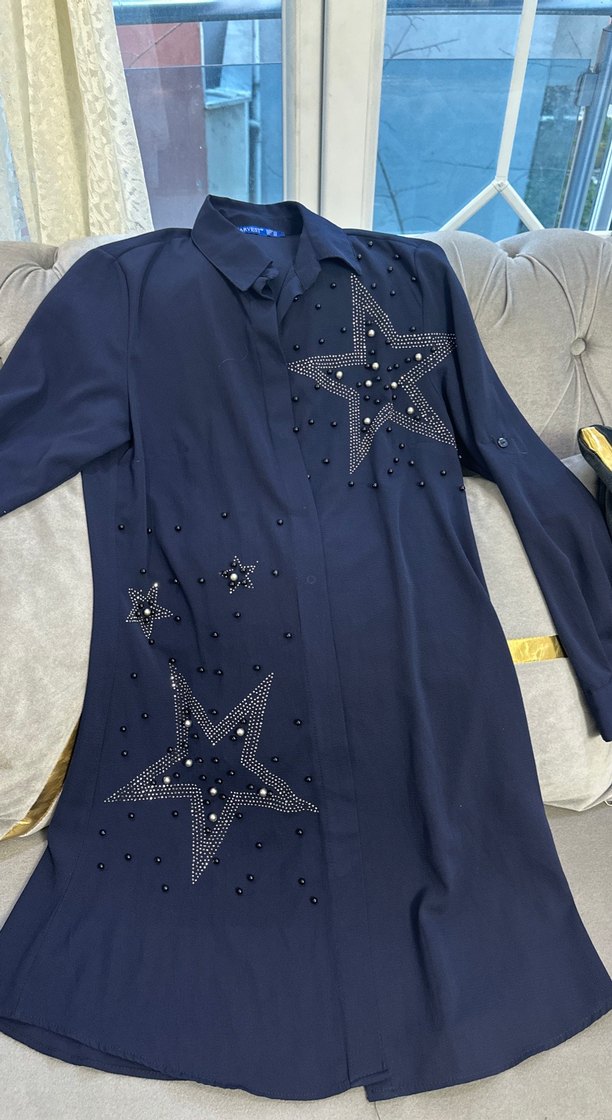 Taşlı tunik gömlek - Görsel 2