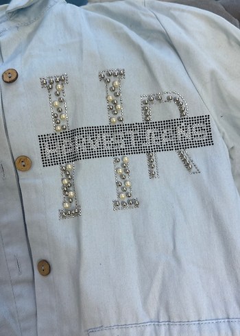 Uzun Denim Kadın Ceket - Görsel 4