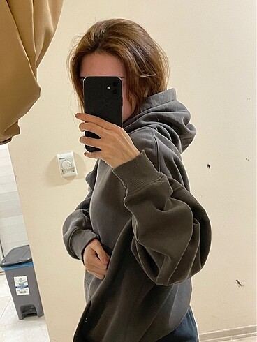 m Beden TRENDİZ Antransit oversize sweatshirt