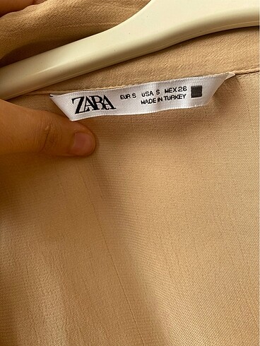 s Beden camel Renk ZARA Orijinal
