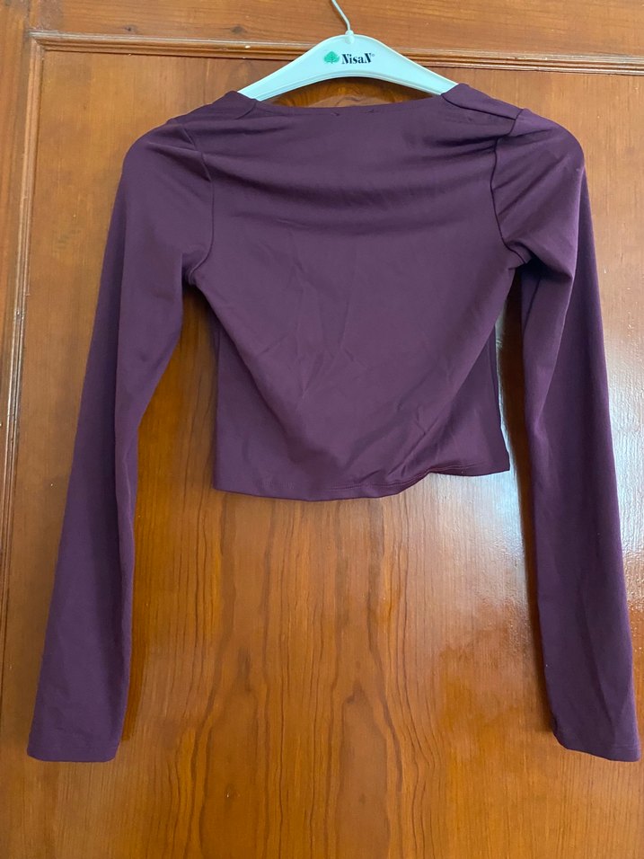 Kadın Mor Bluz - Görsel 3