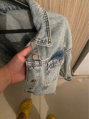 xs Beden mavi Renk kot ceket