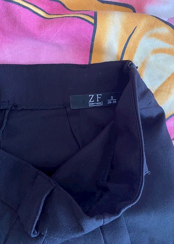 Siyah Pilili Midi Mini Etek - Görsel 3