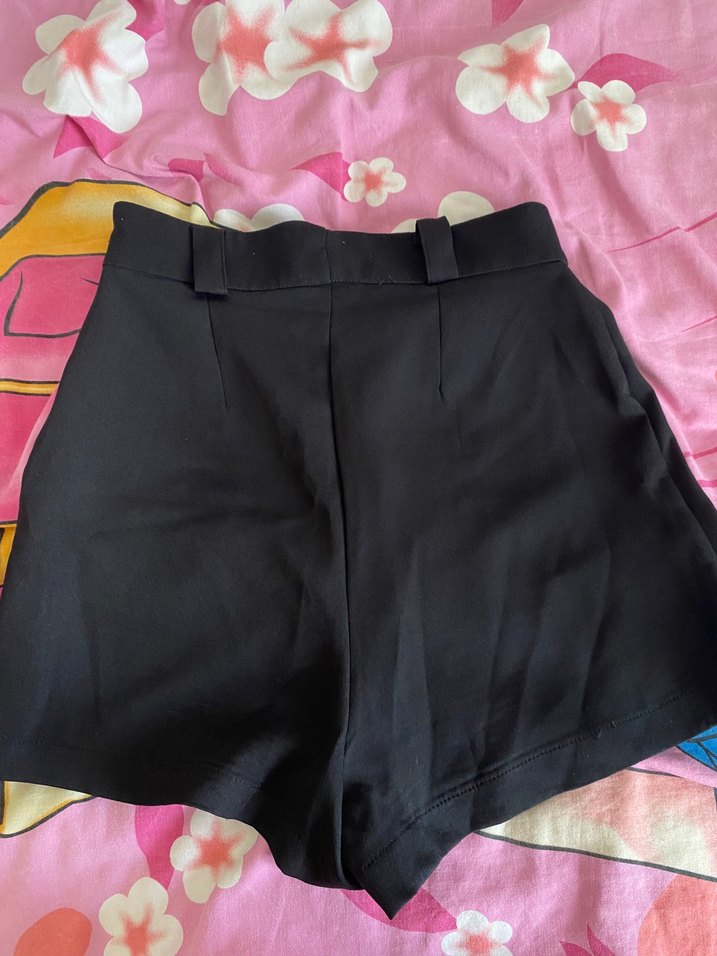 Siyah Pilili Midi Mini Etek - Görsel 2