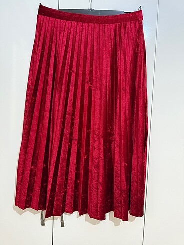 BORDO KADİFE ETEK