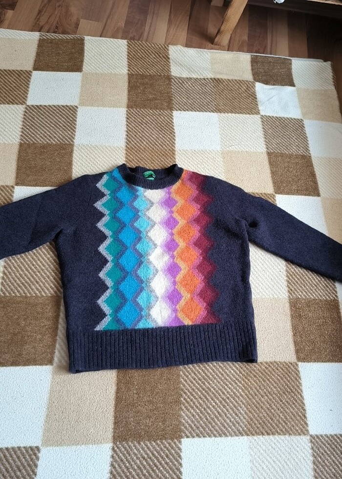 United of colours Benetton kazak - Görsel 4