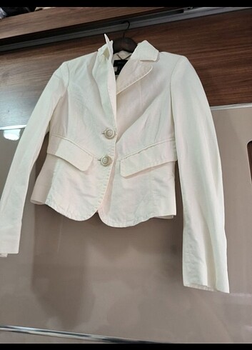 MNG suit ekru renk ceket
