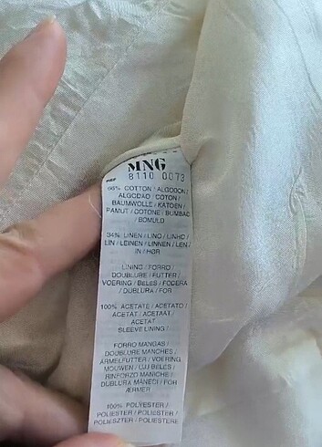 MNG suit ekru renk ceket  - Görsel 7