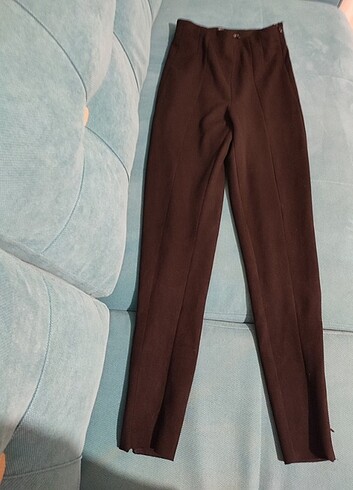 Zara Siyah kumaş pantalon 