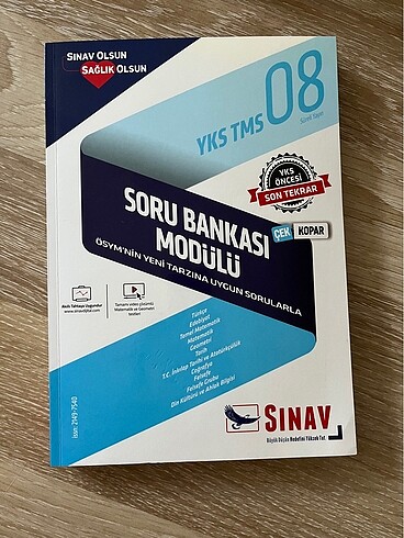 sınav yayınları yks