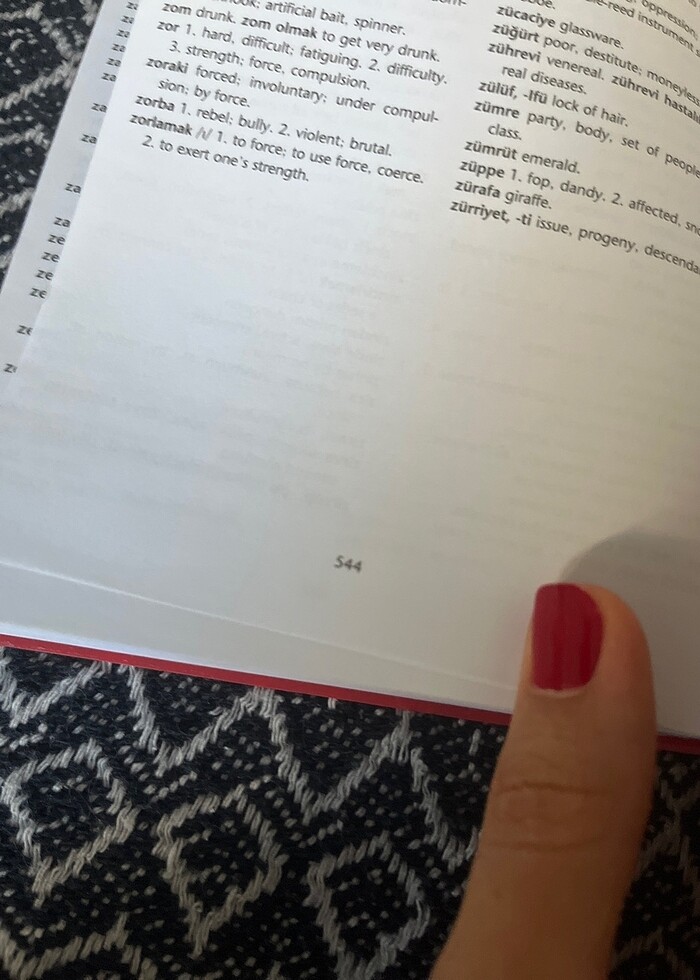 redhouse sıfır sözlük - Görsel 5