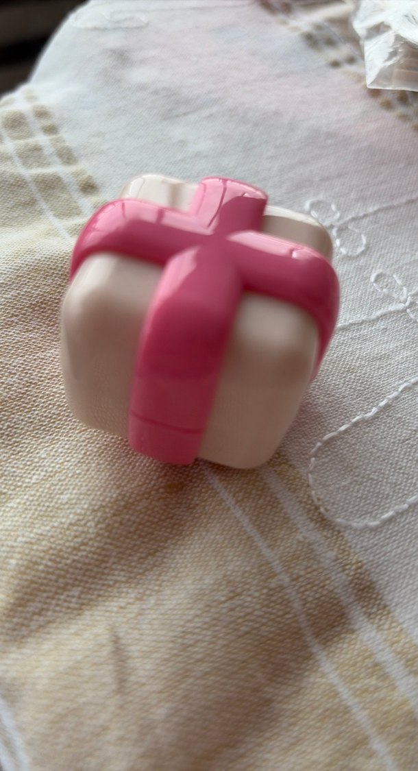 Pembe Kurdeleli Hediye Kutusu lipbalm kabı - Görsel 2