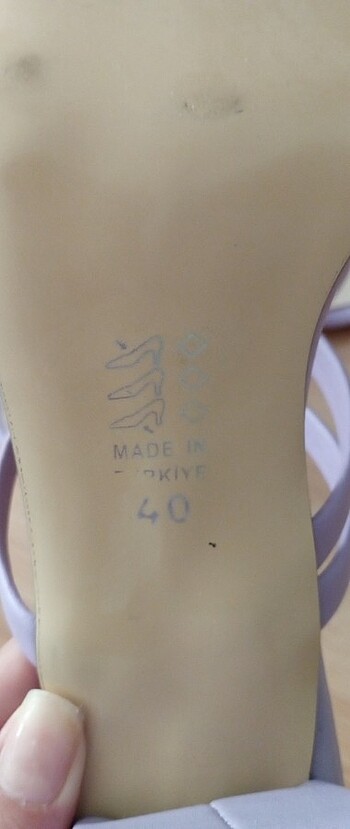 40 Beden mor Renk Terlik