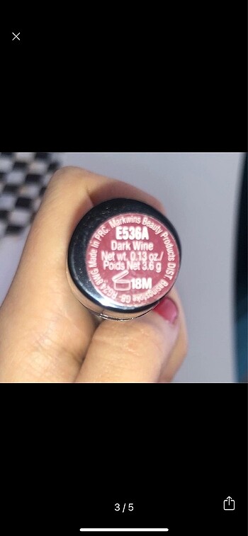  Beden Wet n Wild Silk Finish Lipstick Bordo Ruj