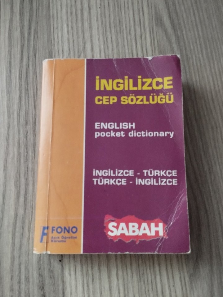 İngilizce, Türkçe sözlük - Görsel 3